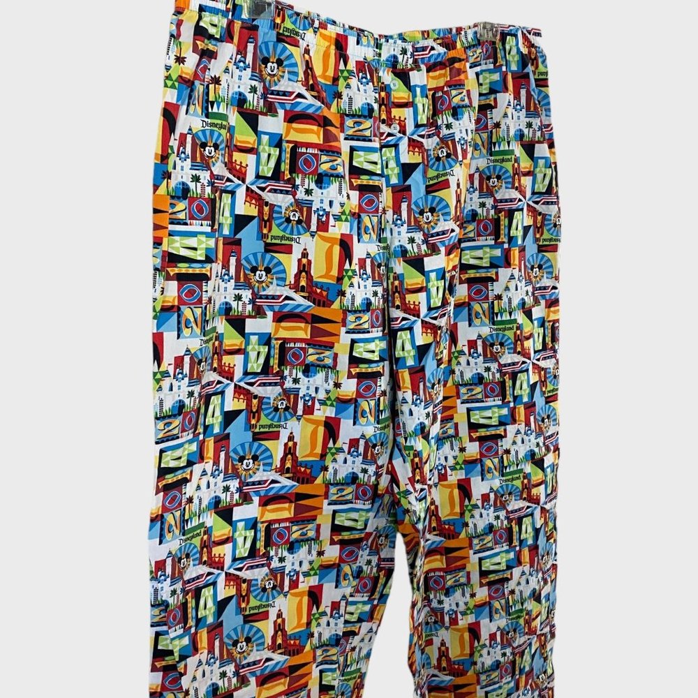 Disney World Mickey Mouse Allover Print Pajama Pants Mens XL Relaxed Comfort Fit - Picture 4 of 10